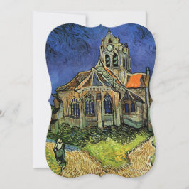 Kyrka i Auvers av Vincent van Gogh Bröllop Inbjudningar