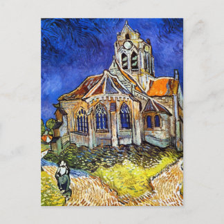 Kyrka i Auvers Vykort