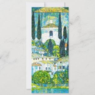 Kyrka i Cassone Gustav Klimt Inbjudningar