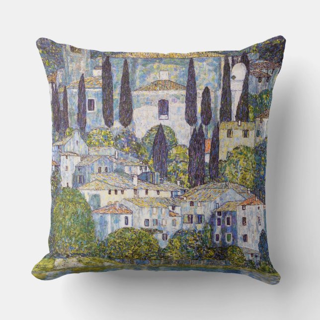 Kyrka i Cassone, Gustav Klimt Kudde (Framsida)