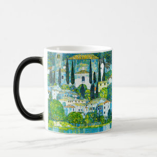 Kyrka i Cassone Gustav Klimt Magisk Mugg