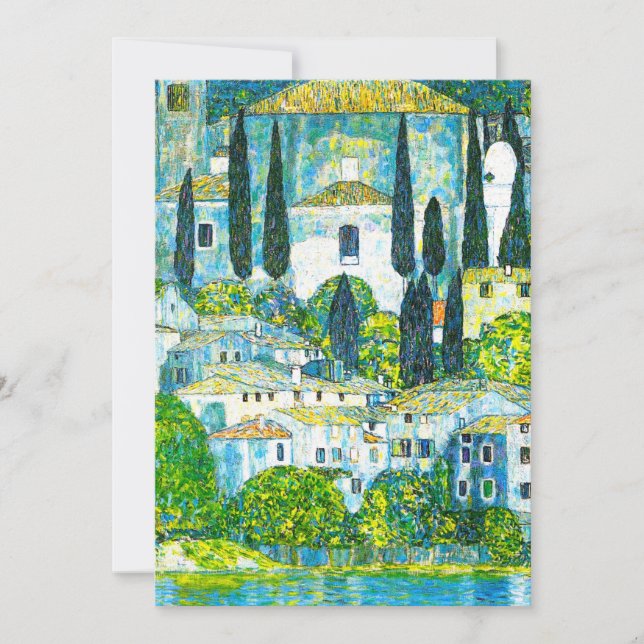 Kyrka i Cassone Gustav Klimt Spara Datumet (Framsida)