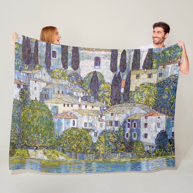 Kyrka i Kassone, Gustav Klimt Fleecefilt (På plats)