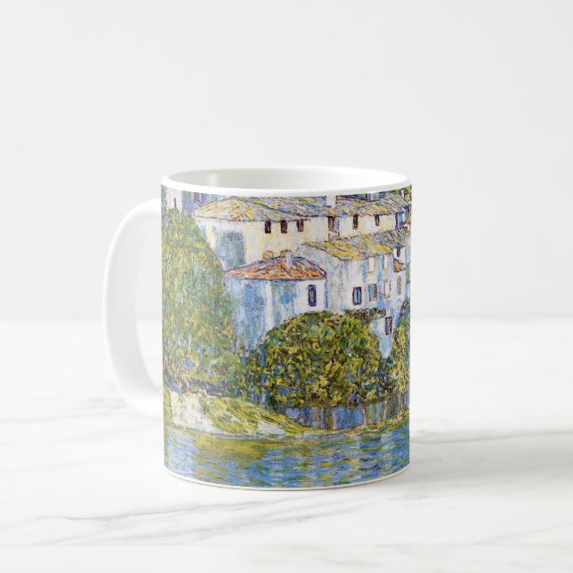 Kyrka i Kassone, Gustav Klimt Kaffemugg (Framsida vänster)