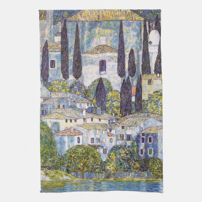 Kyrka i Kassone, Gustav Klimt Kökshandduk (Vertikal)