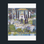 Kyrka i Kassone, Gustav Klimt Vykort<br><div class="desc">Gustav Klimt (14 juli, 1862 - 6 februari 1918) var en österrikisk symbolmålare och en av de mest framstående medlemmarna i Wien Secession-rörelsen. Klimt noteras för målningar, murar, skisser och andra föremål d'art. Förutom hans verk, som innefattar anklagelser och porträtt, målade han upp landskap. Klimt var bland konstnärer från Wienutträdet...</div>