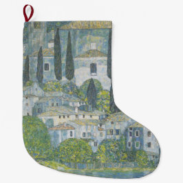 Kyrka i Kassonkonsten (italienska landskapet) Vint Stor Julstrumpa