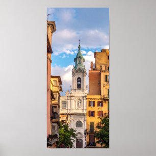 kyrka i stad poster