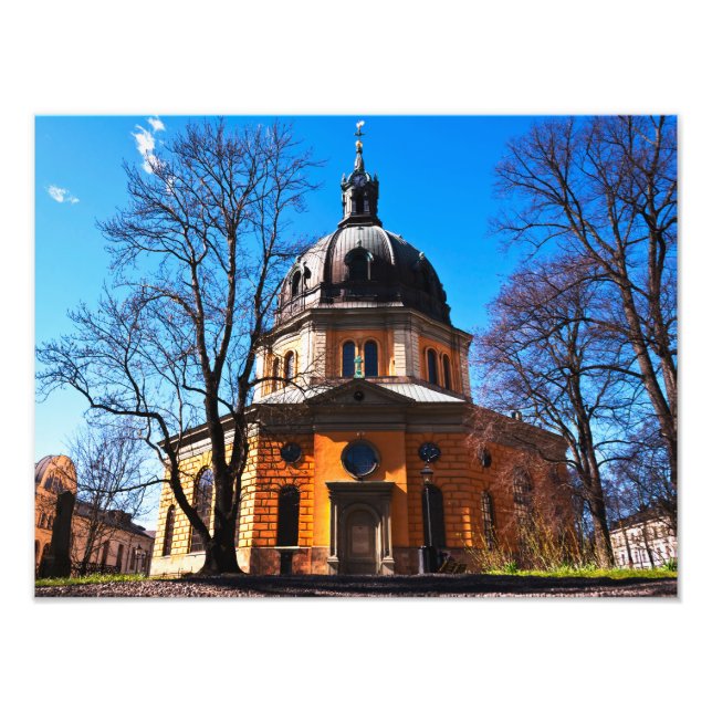 Kyrka i Sverige Fototryck (Framsidan)