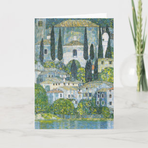 Kyrka (Kirche) i Cassone av Gustav Klimt Kort