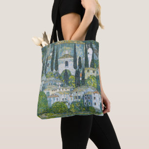 Kyrka (Kirche) i Cassone av Gustav Klimt Tygkasse