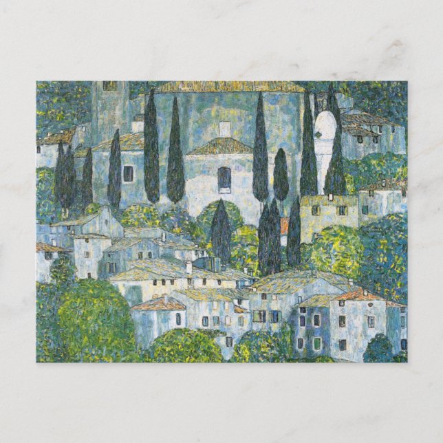 Kyrka (Kirche) i Cassone av Gustav Klimt Vykort (Framsida)
