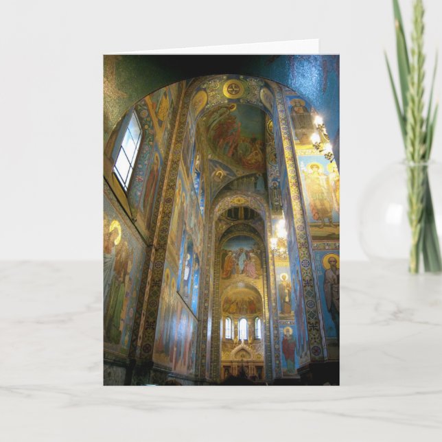 Kyrka på theSpilled blod Kort (Framsida)