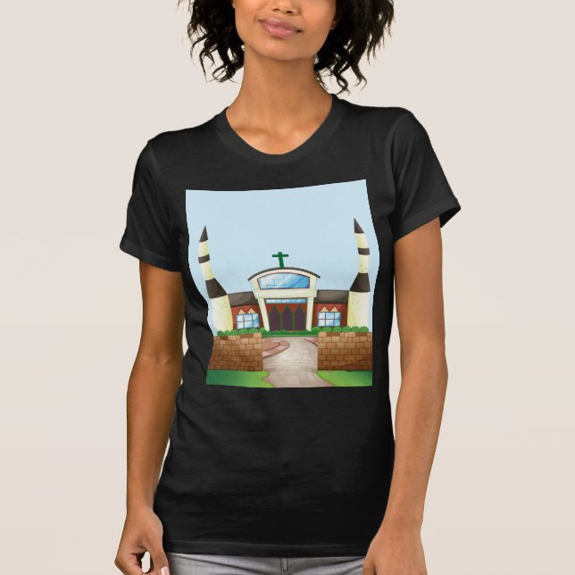Kyrka Tee Shirt (Framsida)