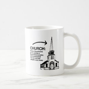 KYRKA - VAR REPUBLIKANER GÅR ATT TILLBE KAFFEMUGG