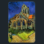 Kyrka vid Auvers Van Gogh Fine Art Magnet<br><div class="desc">Church at Auvers, Vincent van Gogh, Auvers-sur-Oise, juni 1890. Olja på arbetsyta, 94 x 74 cm. Paris Musee d'Orsay. Vincent Willem van Gogh (30 mars 1853-29 juli 1890) var en nederländsk Post-Impressionist-artist. Några av hans målningar är nu bland världens mest kända, populära och dyra konstverk. Vintagens konstnärliga coola, söt, färgstark...</div>