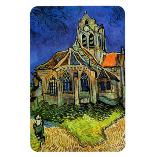 Kyrka vid Auvers Van Gogh Fine Art Magnet
