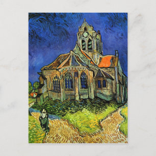 Kyrka vid Auvers Van Gogh Fine Art Vykort