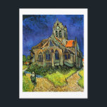 Kyrka vid Auvers Van Gogh Fine Art Vykort<br><div class="desc">Church at Auvers,  Vincent van Gogh,  Auvers-sur-Oise,  juni 1890. Olja på arbetsyta,  94 x 74 cm. Paris Musee d'Orsay. Vincent Willem van Gogh (30 mars 1853-29 juli 1890) var en nederländsk Post-Impressionist-artist. Vissa av hans målningar är nu bland världens mest kända,  populära och dyra konstverk.</div>