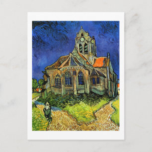 Kyrka vid Auvers Van Gogh Fine Art Vykort