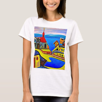 Kyrka vid havet 3 t shirt