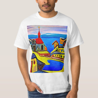 Kyrka vid havet 3 t shirt