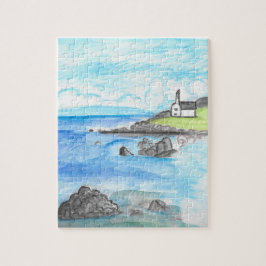 Kyrka vid havet pussel