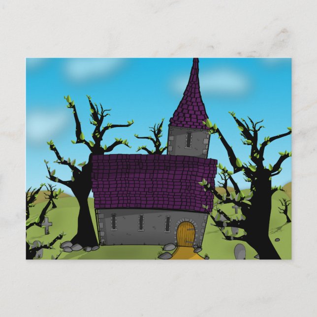 kyrka vykort (Framsida)