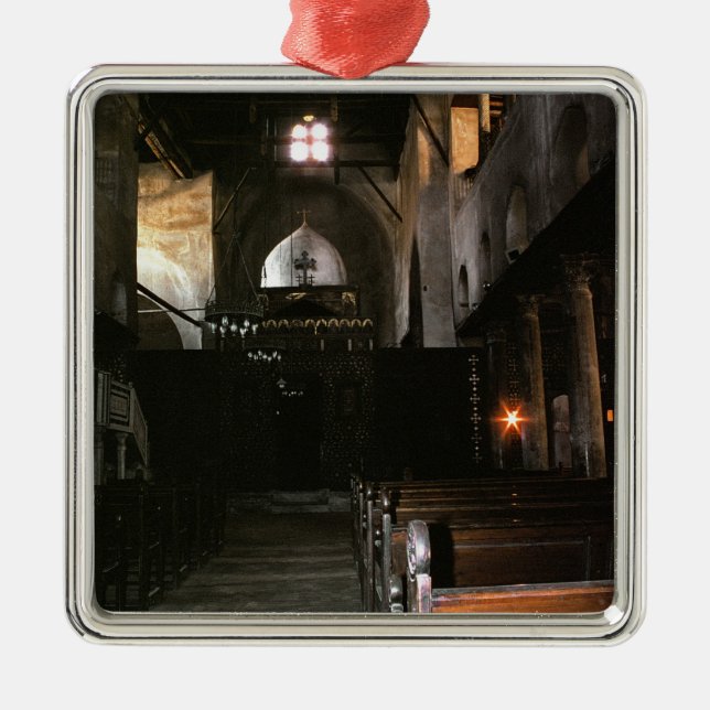 Kyrkan av Saints Sergius och bacchusen Julgransprydnad Metall (Framsidan)