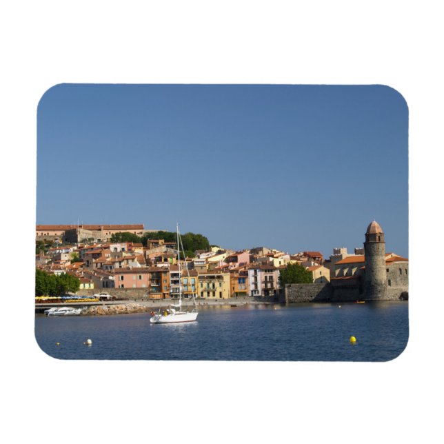 kyrkan Eglise Notre Dame des Anges, vår dam 2 Magnet (Horisontell)