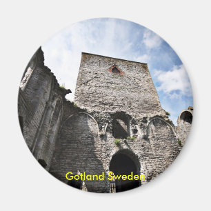 Kyrkan fördärvar i den Visby sverigen, den Gotla Magnet