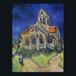 Kyrkan i Auvers 1890 av Vincent van Gogh Poster<br><div class="desc">Vincent Willem van Gogh (holländska: [ˈvɪ nsɛ nt ˈʋ ɪ lakɱvexiexiexiexiexiexix] (lyssna);[not 1] 30 mars 1853 - 29 juli 1890) var en nederländsk postimperiistisk målare som postumt blev ett av de mest berömd och inflytelserika figurerna i den Westerna konsten. Under ett årtionde skapat han omkring 2 100 konstverk, varav omkring...</div>