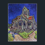 Kyrkan i Auvers av Vincent van Gogh 1890 Vykort<br><div class="desc">Såvitt jag vet är dessa bilder offentliga och tros vara fria från använda utan restriktioner i USA. Kontakta mig om du upptäcker att någon av dessa bilder inte är i offentlig domän.</div>