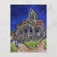 Kyrkan i Auvers av Vincent van Gogh 1890
