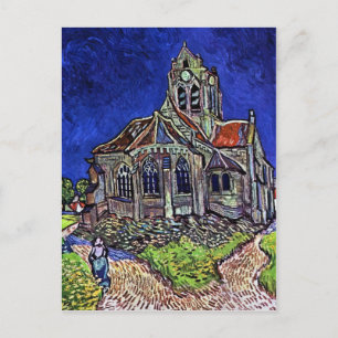 Kyrkan i Auvers av Vincent van Gogh 1890 Vykort