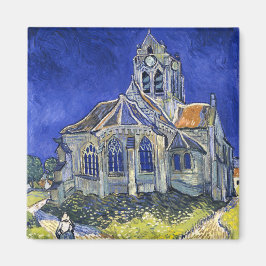 Kyrkan i Auvers, av Vincent Van Gogh Magnet