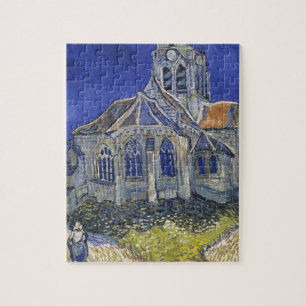 Kyrkan i Auvers av Vincent Van Gogh Pussel