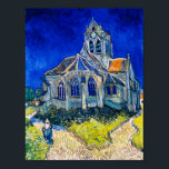 Kyrkan i Auvers-sur-Oise av Vincent van Gogh Poster<br><div class="desc">Konstnär: Vincent van Gogh. Datum: 1890.</div>