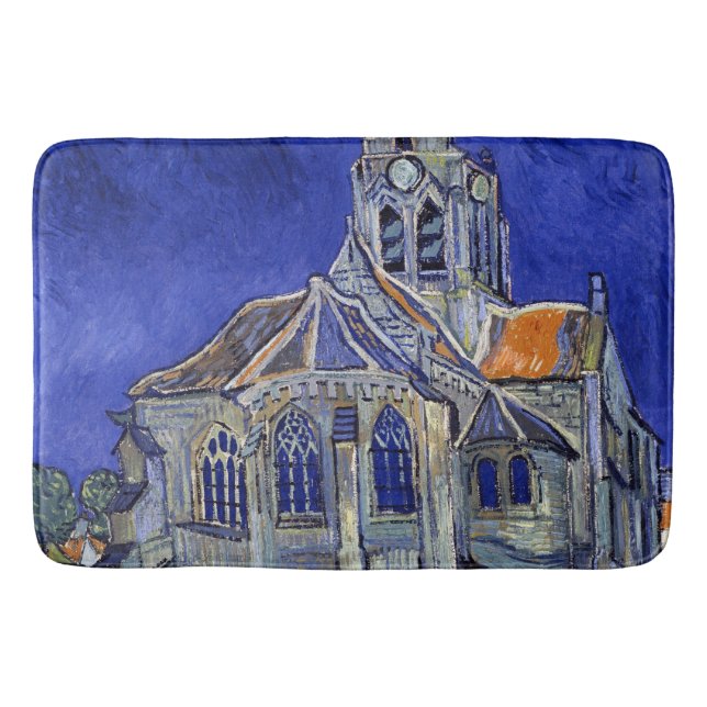 Kyrkan i Auvers, Van Gogh Badrumsmatta (Framsidan)