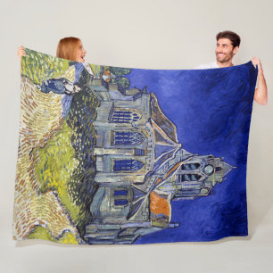 Kyrkan i Auvers, Van Gogh Fleecefilt