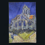 Kyrkan i Auvers, Van Gogh Kökshandduk<br><div class="desc">Vincent Willem van Gogh (30 mars 1853-29 juli 1890) var en nederländsk postimponerande målare som tillhör den mest berömd och inflytelserika figurer i den Westerna konsten. På drygt ett decennium skapat han omkring 2 100 konstverk, varav omkring 860 oljemålningar, varav de flesta är från de senaste två åren Hans liv....</div>