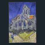 Kyrkan i Auvers, Van Gogh Kökshandduk<br><div class="desc">Vincent Willem van Gogh (30 mars 1853-29 juli 1890) var en nederländsk postimponerande målare som tillhör den mest berömd och inflytelserika figurer i den Westerna konsten. På drygt ett decennium skapat han omkring 2 100 konstverk, varav omkring 860 oljemålningar, varav de flesta är från de senaste två åren Hans liv....</div>
