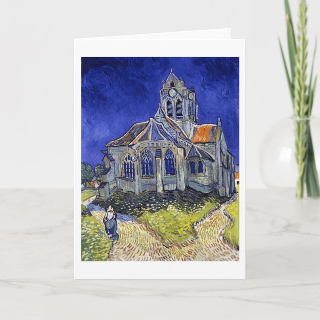 Kyrkan i Auvers, Van Gogh Kort (Framsida)