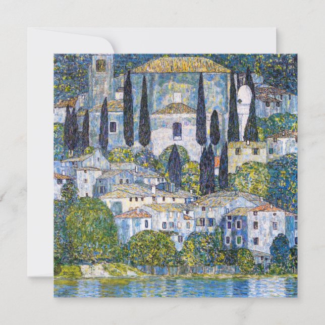 Kyrkan i Cassone | Gustav Klimt | Affisch (Framsida)