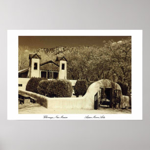 Kyrkan i Chimayo, New mexico Poster