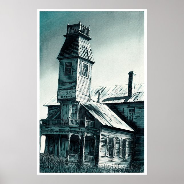 Kyrkan i Dagon Print Poster (Framsidan)