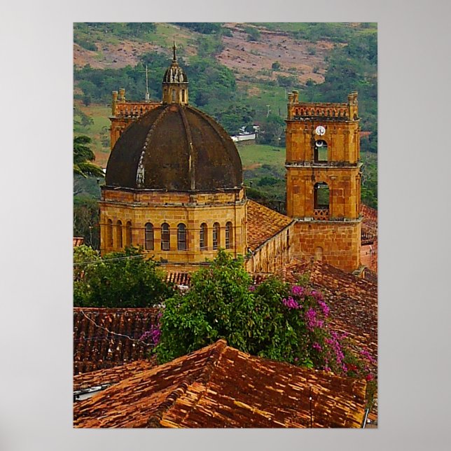 Kyrkan i den omakulat Conception Framed Print Poster (Framsidan)