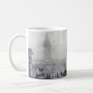 Kyrkan i klostret Saint Philibert i Tournus Kaffemugg