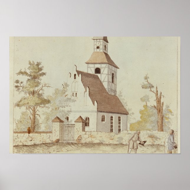 Kyrkan i Pankow, Berlin Poster (Framsidan)