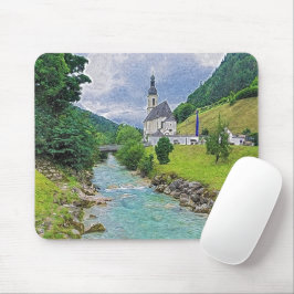 Kyrkan i Ramsau - idyll Musmatta